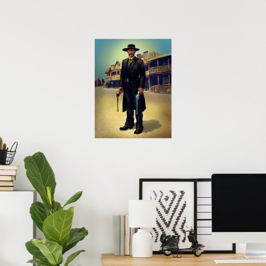 Wyatt Earp Poster (Heimbüro)