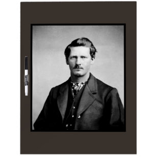 Wyatt Earp Sheriff & Gunfighter Old West Memoboard