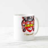 Wyatt Familienwappen (Wappen) Kaffeetasse (VorderseiteRechts)