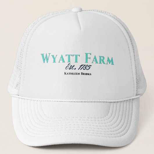 Wyatt Farm Truckerkappe (Vorderseite)