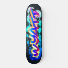 WYATT - individuelles Graffiti-Skateboard Skateboard