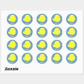 Wyatt Niedlich Baby Chick Sticker (Blatt)
