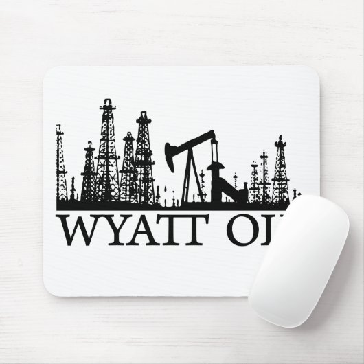 Wyatt Öl/schwarzes Logo Mousepad (Mit Mouse)