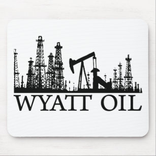 Wyatt Öl/schwarzes Logo Mousepad