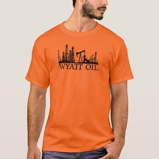 Wyatt Öl/schwarzes Logo T-Shirt (Vorderseite)