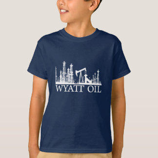 Wyatt Öl/weißes Logo T-Shirt