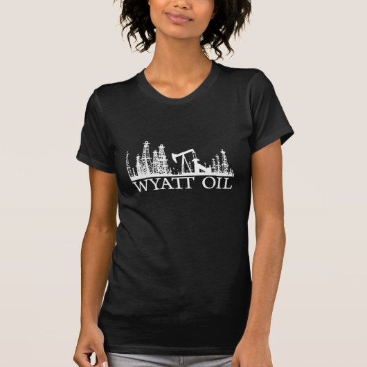 Wyatt Öl/weißes Logo T-Shirt (Vorderseite)