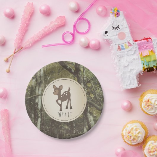 Wyatt Rotwild-Platten-Camouflage 2 Pappteller (Party)