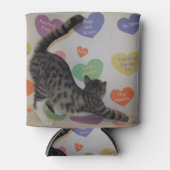 Wyatts Liebe Herz - Katze / Kitten kann kühler Dosenkühler (Vorderseite)