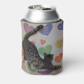 Wyatts Liebe Herz - Katze / Kitten kann kühler Dosenkühler (Kanne Rückseite)