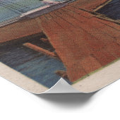 Wychmere Harbour Scene Poster (Ecke)