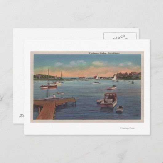 Wychmere Harbour Scene Postkarte (Vorne/Hinten)