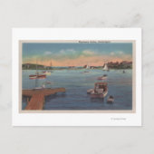 Wychmere Harbour Scene Postkarte (Vorderseite)