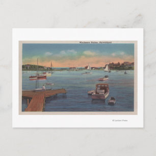 Wychmere Harbour Scene Postkarte