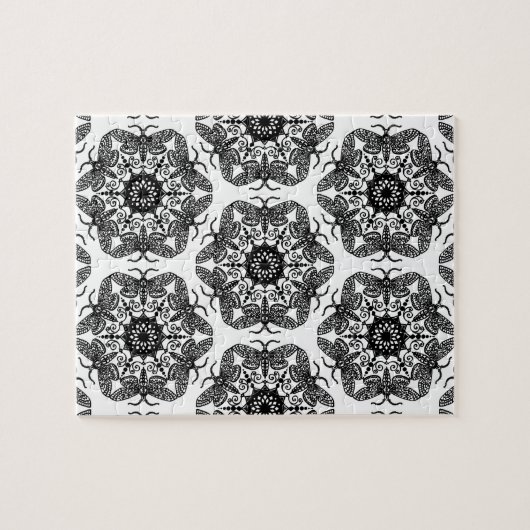 Wycinanka Motten-Muster Puzzle (Horizontal)