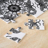 Wycinanka Motten-Muster Puzzle (Seite)