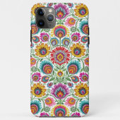 Wycinanki Floral in Weiß Case-Mate iPhone Hülle (Rückseite)