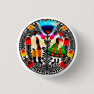 Wycinanki Knopf Button