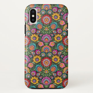 Wycinanki Völker mit Blumen Case-Mate iPhone Hülle