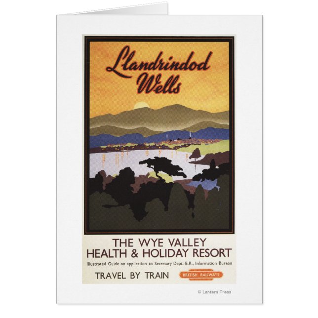 Wye Valley Resort British Rail Poster (Vorne)