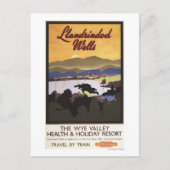 Wye Valley Resort British Rail Poster Postkarte (Vorderseite)