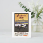 Wye Valley Resort British Rail Poster Postkarte (Stehend Vorderseite)