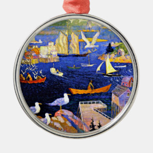 Wyeth - Der Hafen bei Herring Cut Ornament Aus Metall