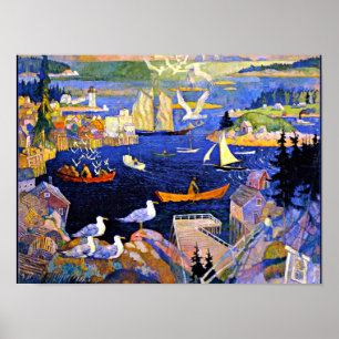 Wyeth - Der Hafen bei Herring Cut Poster