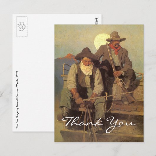 Wyeth's Pay-Bühne Postkarte (Vorne/Hinten)