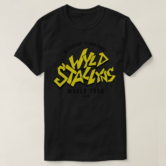 Wyld Stallyns World Tour 1989 T-Shirt (Design vorne)