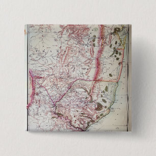 Wylds Militärskizze von Zululand, 1879 Button