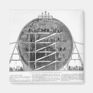 Wylds Modell der Erde, 1851 Magnet
