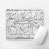 Wylds offizielle Karte des Suezseekanals Mousepad (Mit Mouse)
