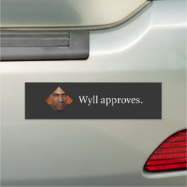 Wyll genehmigt Baldur's Gate 3 Autoaufkleber Auto Magnet