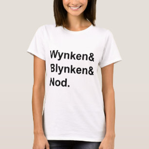 Wynken Blynken & Nod   Holzschuhschlafgeschoss T-Shirt