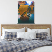 Wynken, Blynken und Nod, 1905 von Maxfield Parrish Leinwanddruck (Insitu (Schlafzimmer))