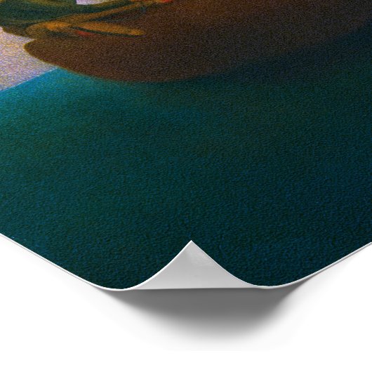 Wynken, Blynken und Nod, 1905 von Maxfield Parrish Poster (Ecke)