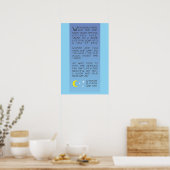 Wynken, Blynken und Nod Poster (Küche)