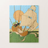 Wynken, Blynken und Nod Puzzle (Vertikal)