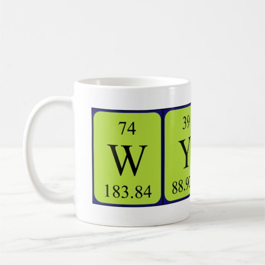 Wynn Periodenname Tasse (Links)