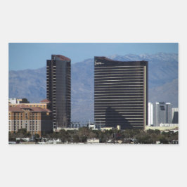 Wynn und Encore auf Wynn-Aufkleber Rechteckiger Aufkleber