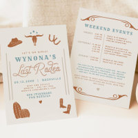 WYNONA Bohemisch letzte Rodeo Cowgirl Bachelorette