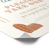 WYNONA Burnt Orange Blue Cowboy Gefälligkeitssigna Poster (Ecke)