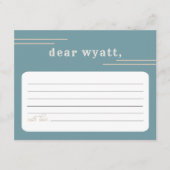 WYNONA Terracotta Aquamarin Rodeo Cowboy Time Kaps Begleitkarte (Vorderseite)