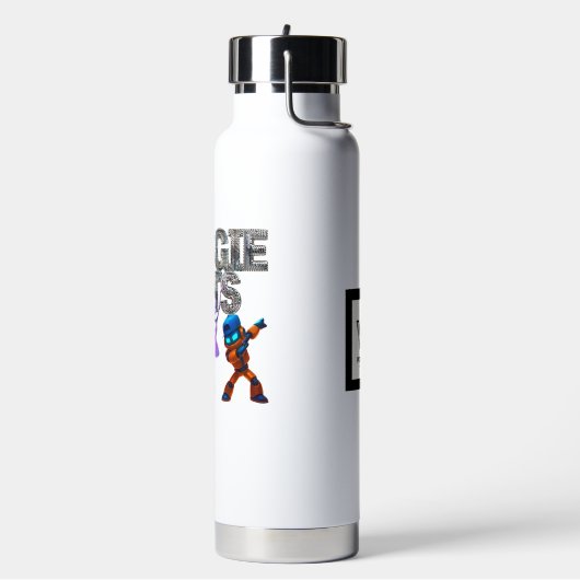 WYNOT Markenkollektion: Boogie Bots Trinkflasche (Links)