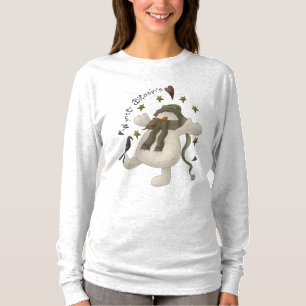 Wynter Blessings Whimsical Snowman T-Shirt