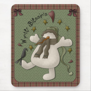 Wynter Blessins Schneemann Mousepad