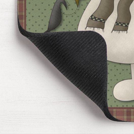 Wynter Blessins Snowman Mousepad (Ecke)