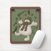 Wynter Blessins Snowman Mousepad (Mit Mouse)