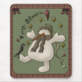 Wynter Blessins Snowman Mousepad (Vorne)